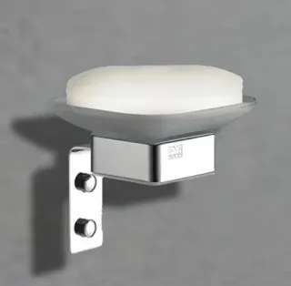 Мыльница стеклянная с держателем Boch Mann BM10661 хром